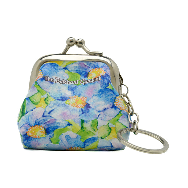 Signature Series Keyring Coin Purse Blue Poppy