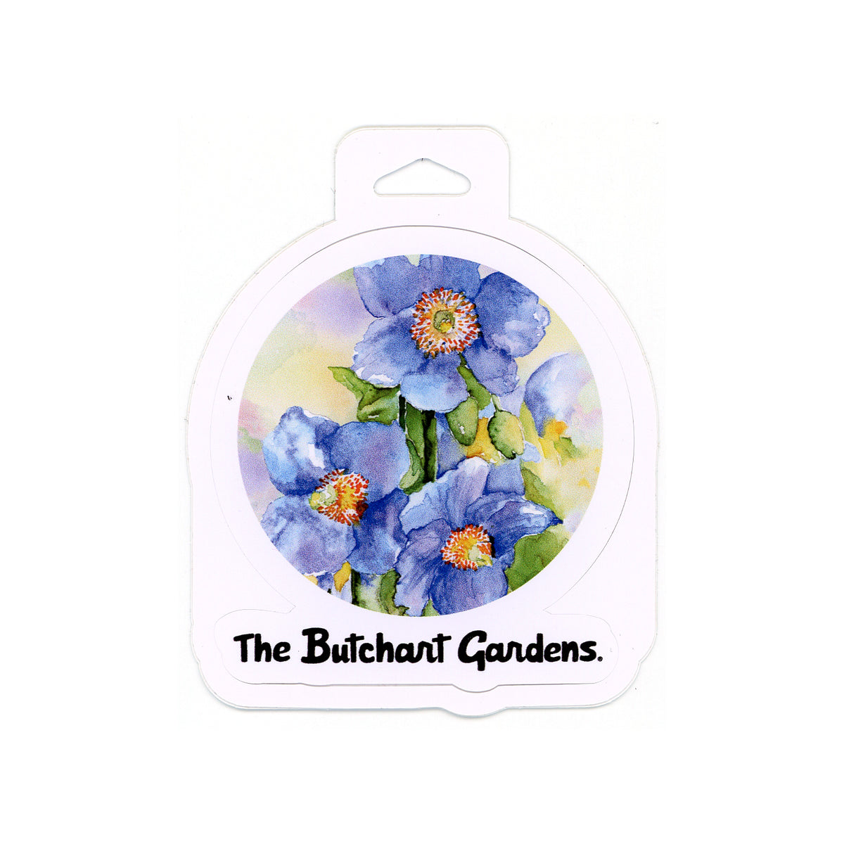 STICKER SIGNATURE SERIES BLUE POPPY