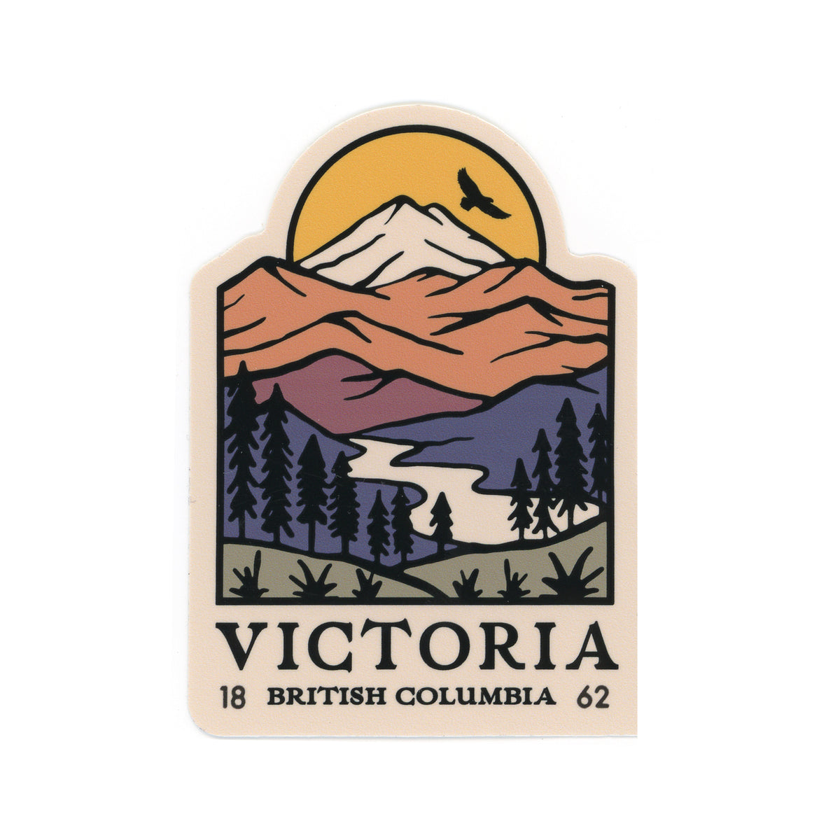 STICKER VICTORIA MOUNTAIN EAGLE