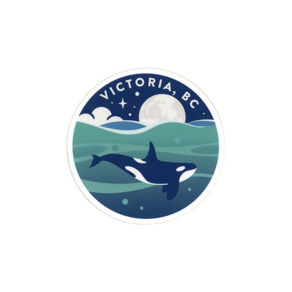 STICKER VICTORIA ORCA MOON
