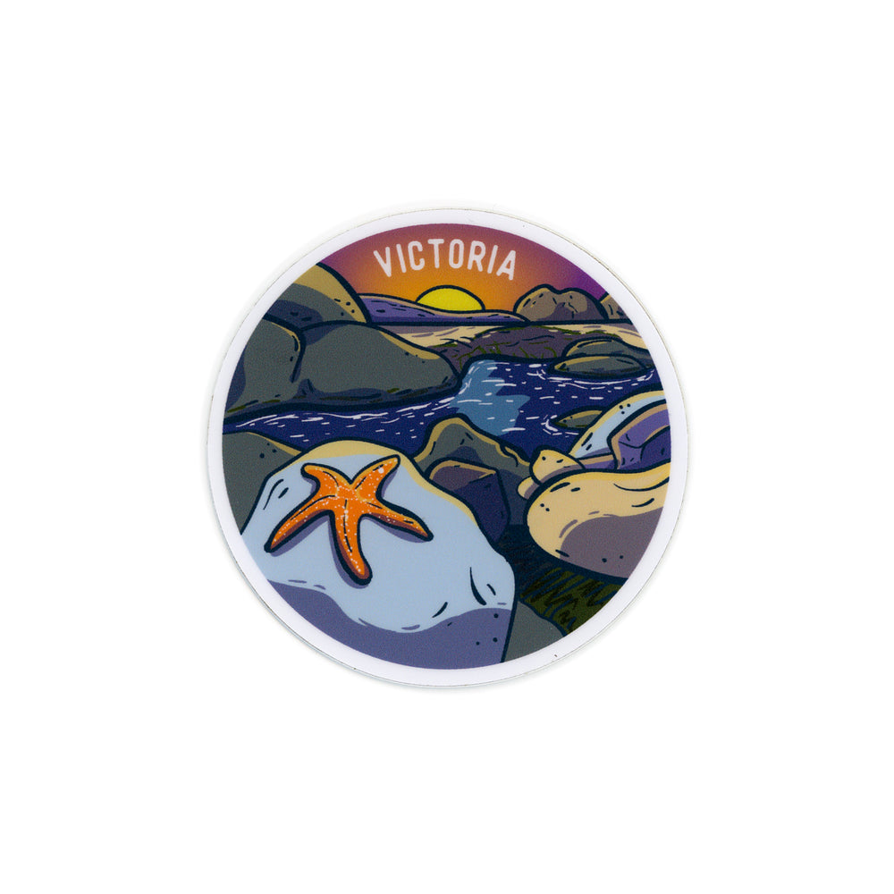STICKER VICTORIA SEASHORE STAR FISH