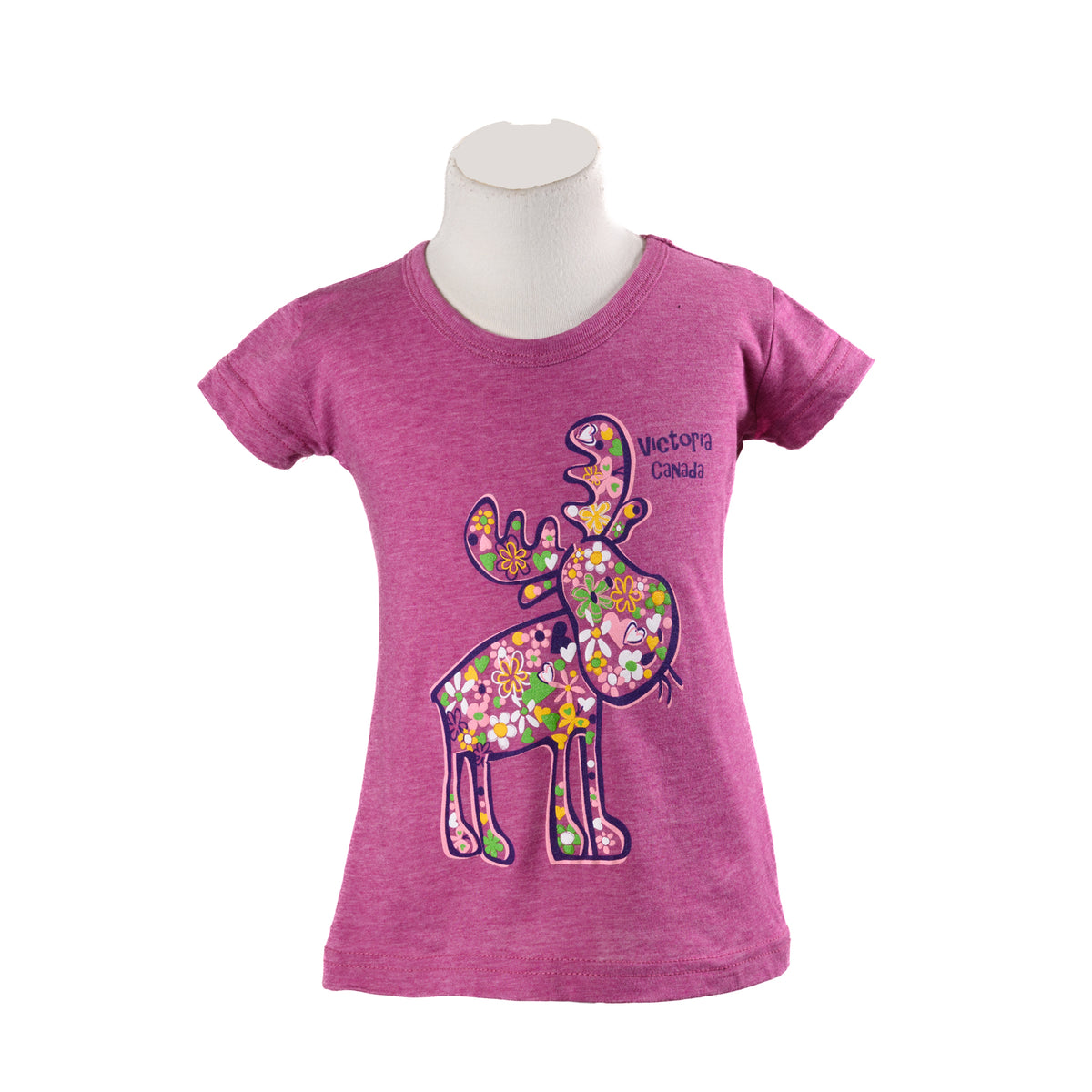 CHILDRENS MOOSE ORCHID T SHIRT
