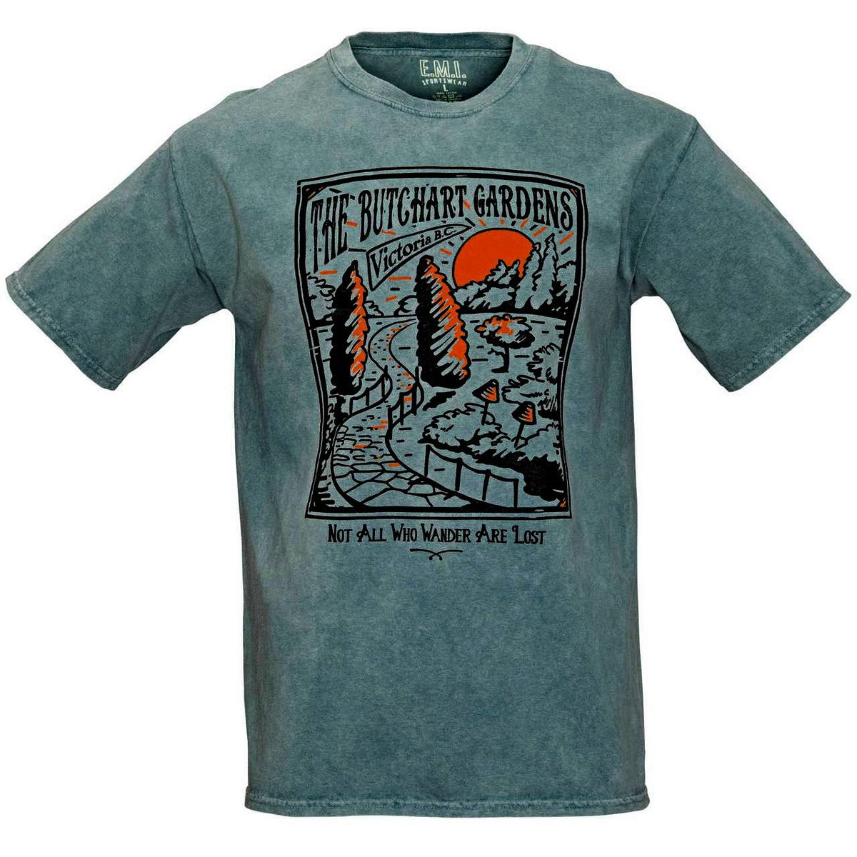 MEN'S BUTCHART GARDENS 'NOT ALL WHO WANDER' T SHIRT
