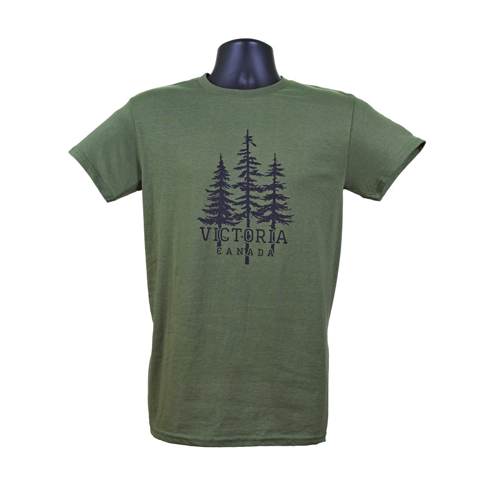 MENS VICTORIA CANADA GREEN T SHIRT