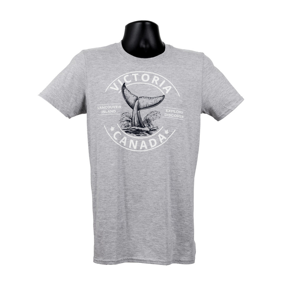 T-SHIRT WHALE TAIL GREY