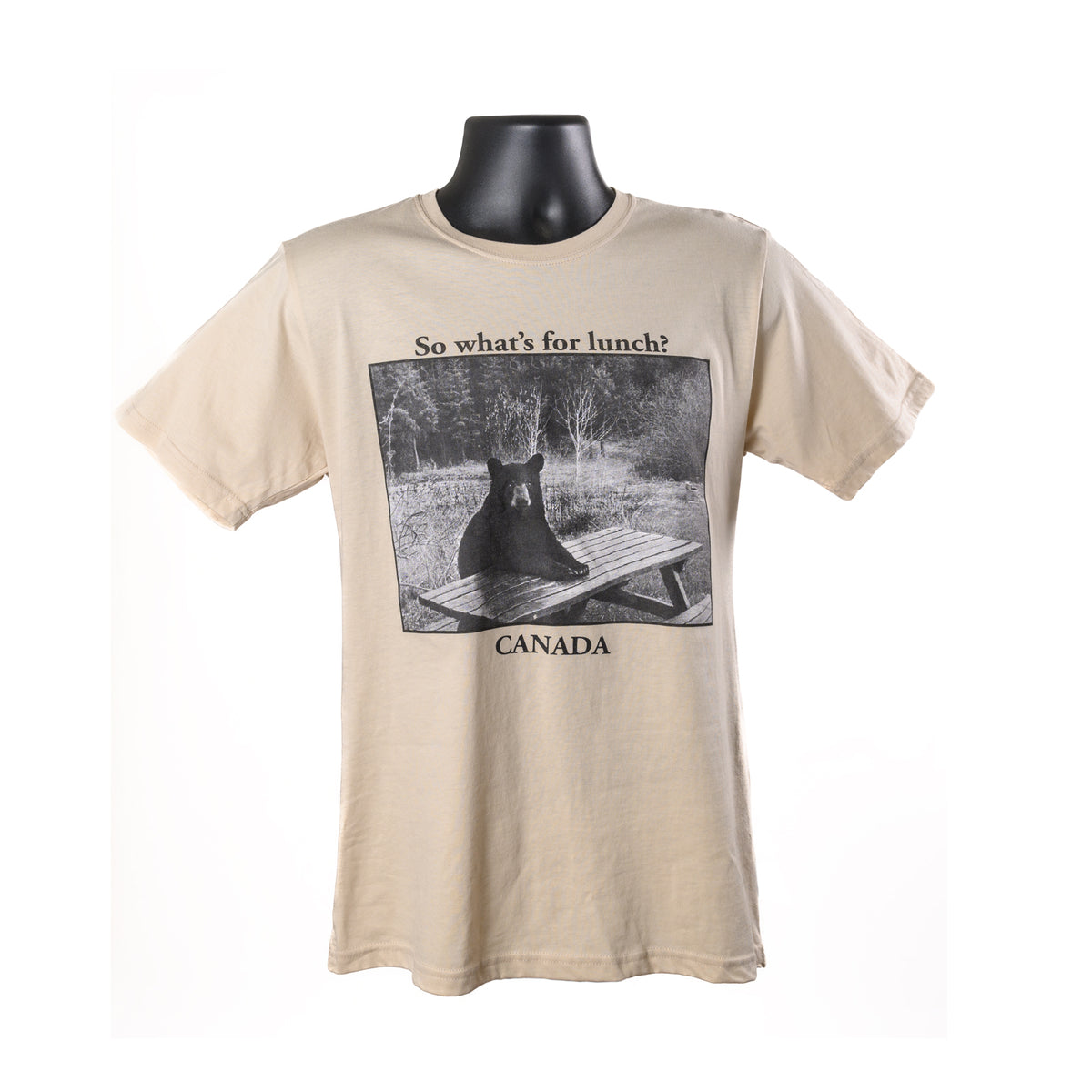 MEN'S CANADIAN WHAT'S FOR LUNCH SAND T SHIRT