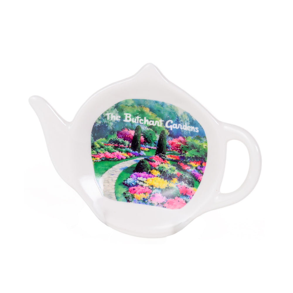 TEA TIDY SUNKEN GARDEN WATERCOLOUR