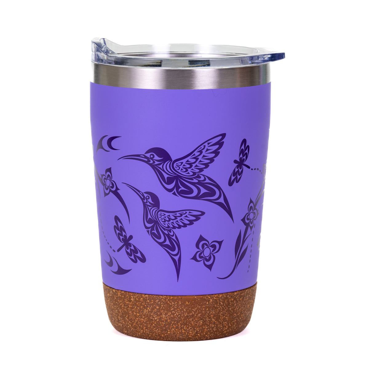 TRAVEL MUG CORK SMALL HUMMINGBIRD