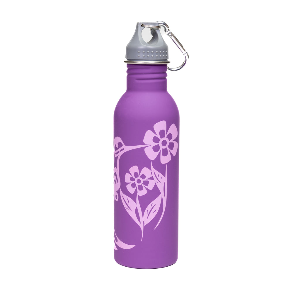 WATER BOTTLE MATTE HUMMINGBIRD