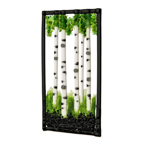 WINDOW HANGING BIRCH TREES