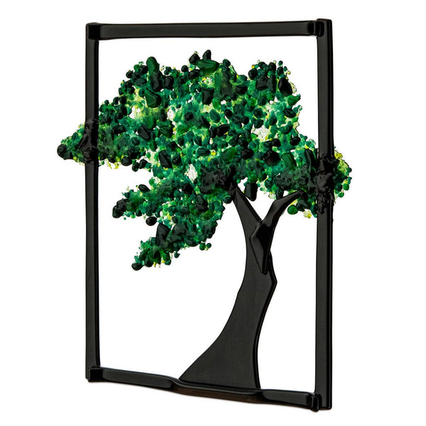 WINDOW HANGING GREEN TREE