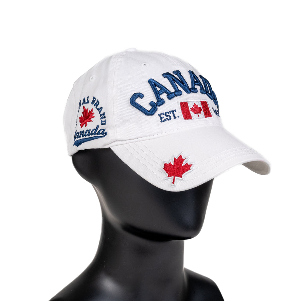 CANADA 1867 WHITE BALL CAP